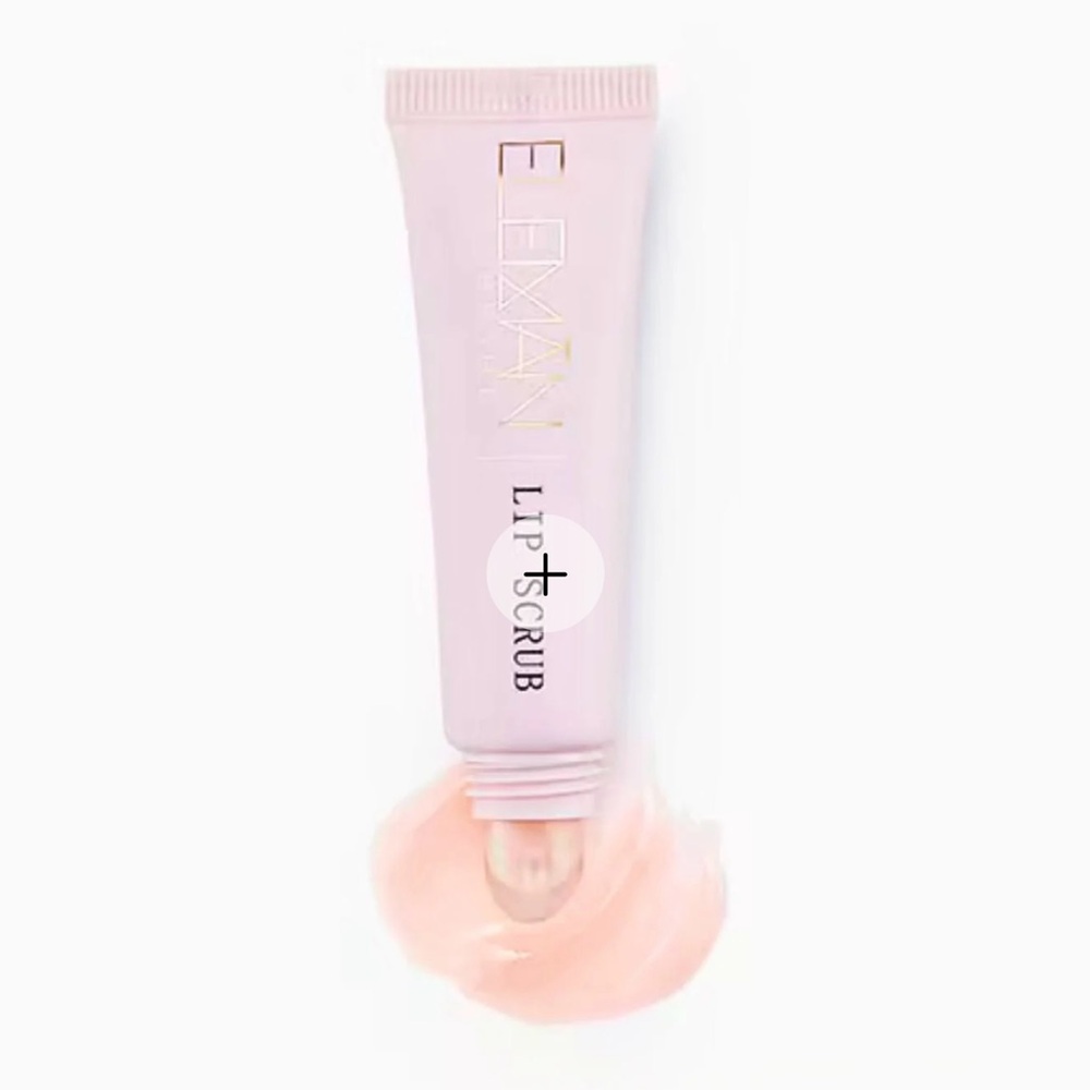 ELEMAN BEAUTY Lip Scrub, VITAMIN E - JOJOBA - SHEA BUTTER - SUGAR, NEW in Box